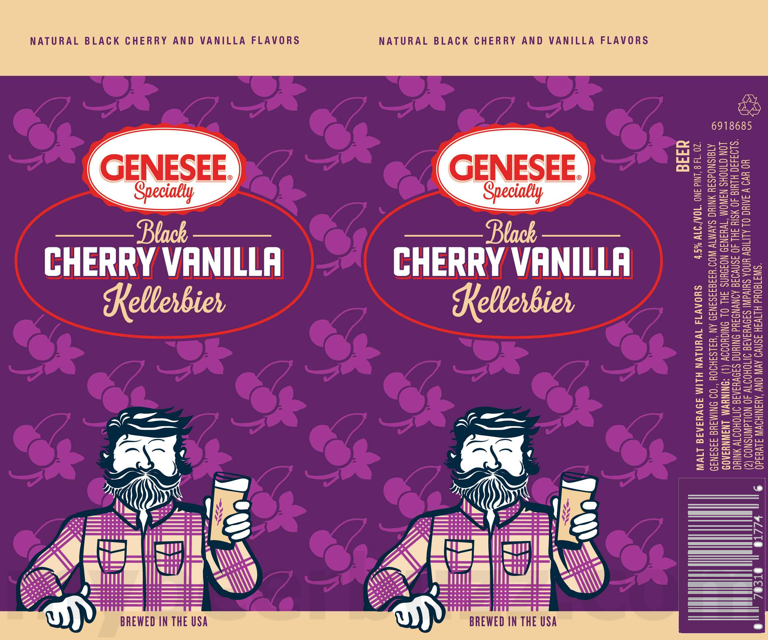 Genesee Adding Black Cherry Vanilla Kellerbier Genesee Adding Black Cherry Vanilla Kellerbier