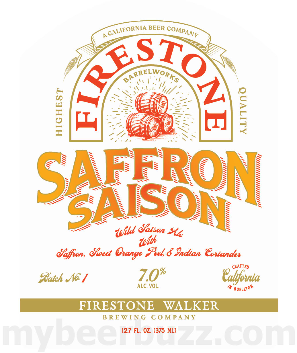 Firestone Walker Barrelworks Adding Saffron Saison Firestone Walker Barrelworks Adding Saffron Saison