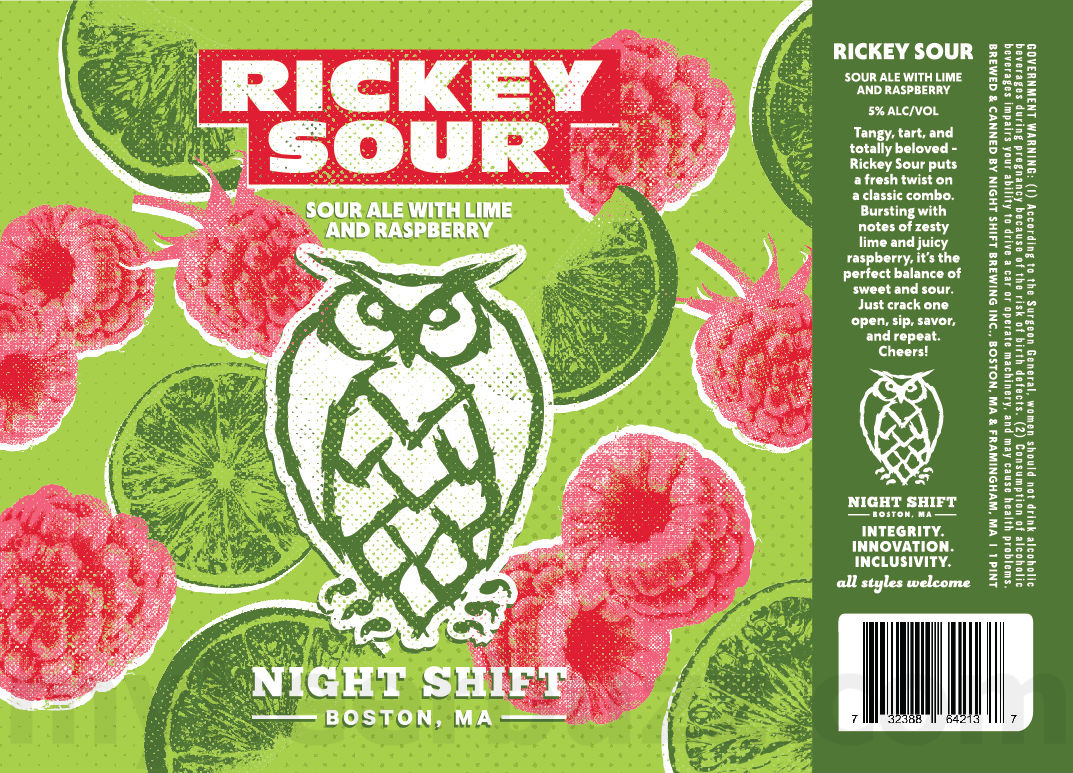 Night Shift Adding Dog Days Lemon IPA To Share The Night Series / Rickey Sour / Granita Sour / Fruity With A Booty 11 apostMBB 1982