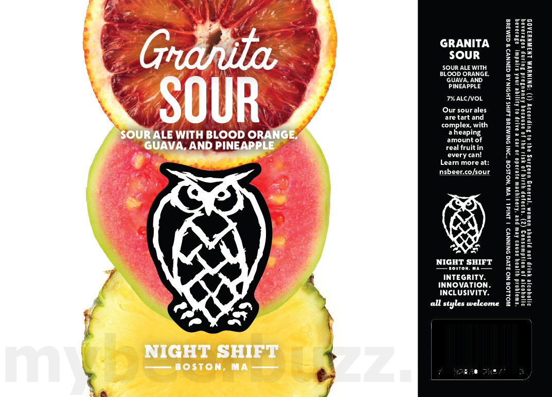 Night Shift Adding Dog Days Lemon IPA To Share The Night Series / Rickey Sour / Granita Sour / Fruity With A Booty 13 apostMBB 1984