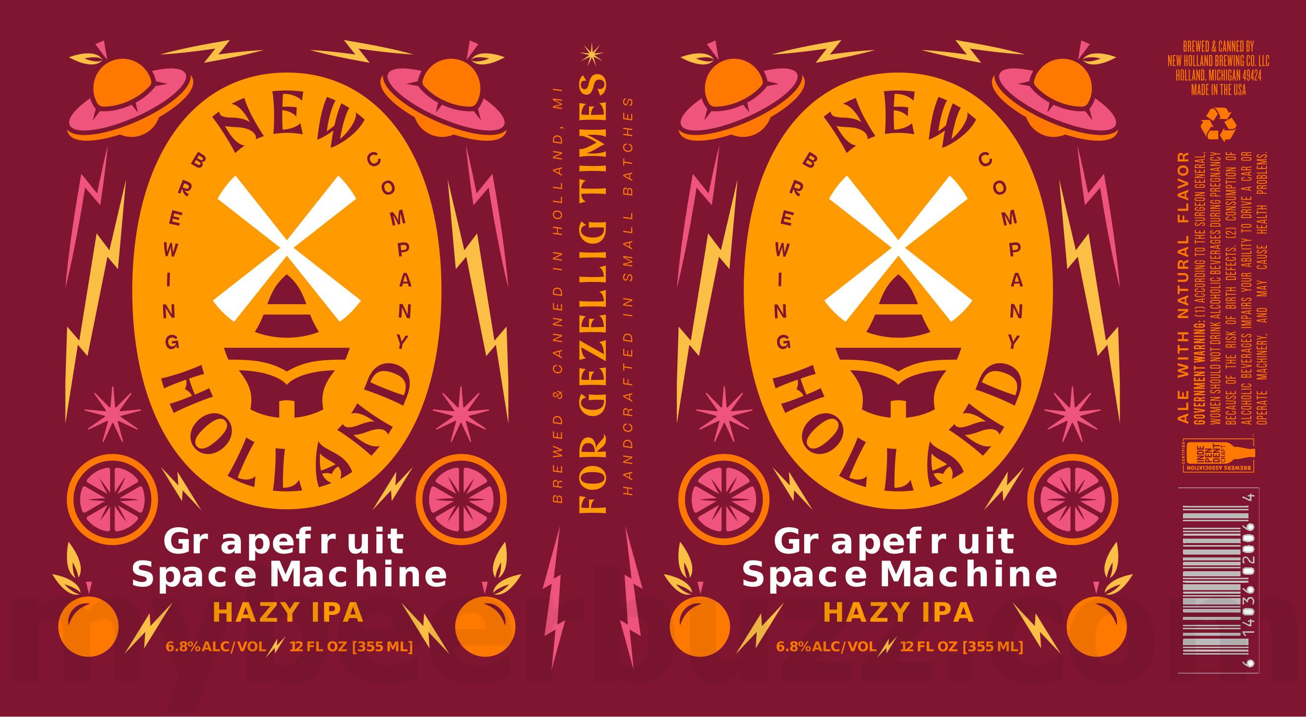New Holland Adding Grapefruit Space Machine New Holland Adding Grapefruit Space Machine