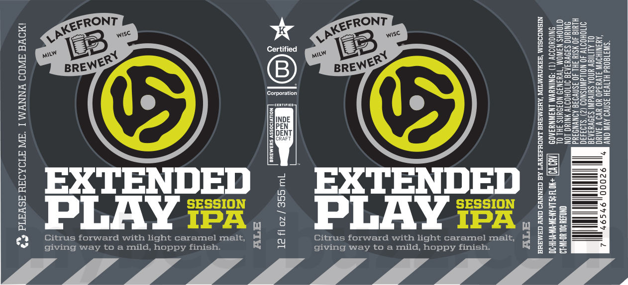 Lakefront Adding My Turn Series Allison Made A Scotch Ale, Extended Play, Black Bird & Bridge Burner 15 apostMBB 2003
