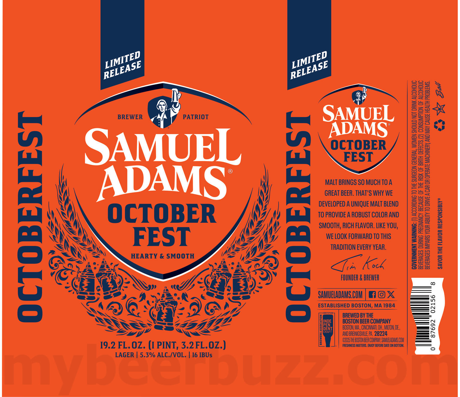 Samuel Adams Adding 2024 Octoberfest, 2025 Octoberfest, Harvest Hefe, Rebel IPA & Flannel Fest 9 apostMBB 2017