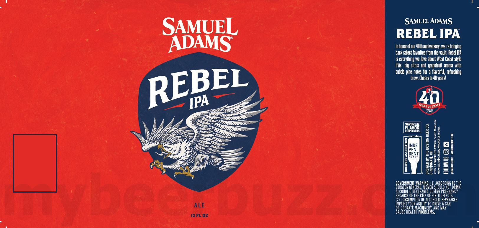 Samuel Adams Adding 2024 Octoberfest, 2025 Octoberfest, Harvest Hefe, Rebel IPA & Flannel Fest 10 apostMBB 2018