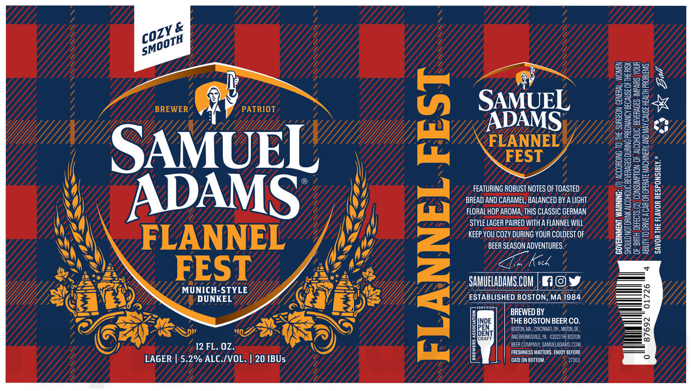 Samuel Adams Adding 2024 Octoberfest, Harvest Hefe & Flannel Fest Samuel Adams Adding 2024 Octoberfest, Harvest Hefe & Flannel Fest