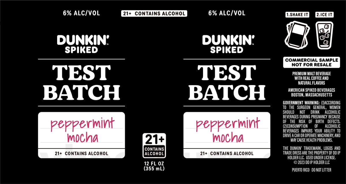 Harpoon & Dunkin’ Team Up For Dunkin’ Spiked Pumpkin Spice Iced Latte / Test Batch / Peppermint Mocha 9 apostMBB 2021