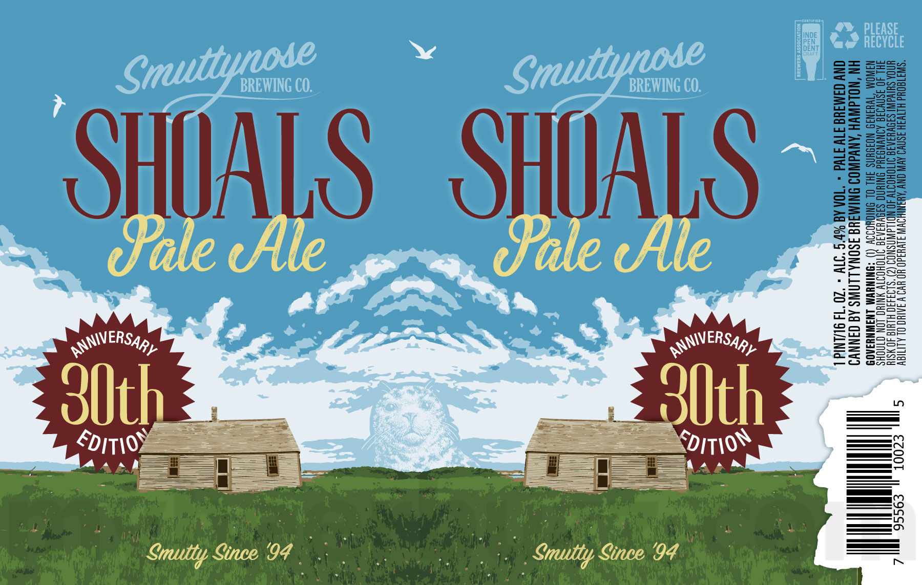Smuttynose Adding Shoals Pale Ale 30th Anniversary Edition Smuttynose Adding Shoals Pale Ale 30th Anniversary Edition
