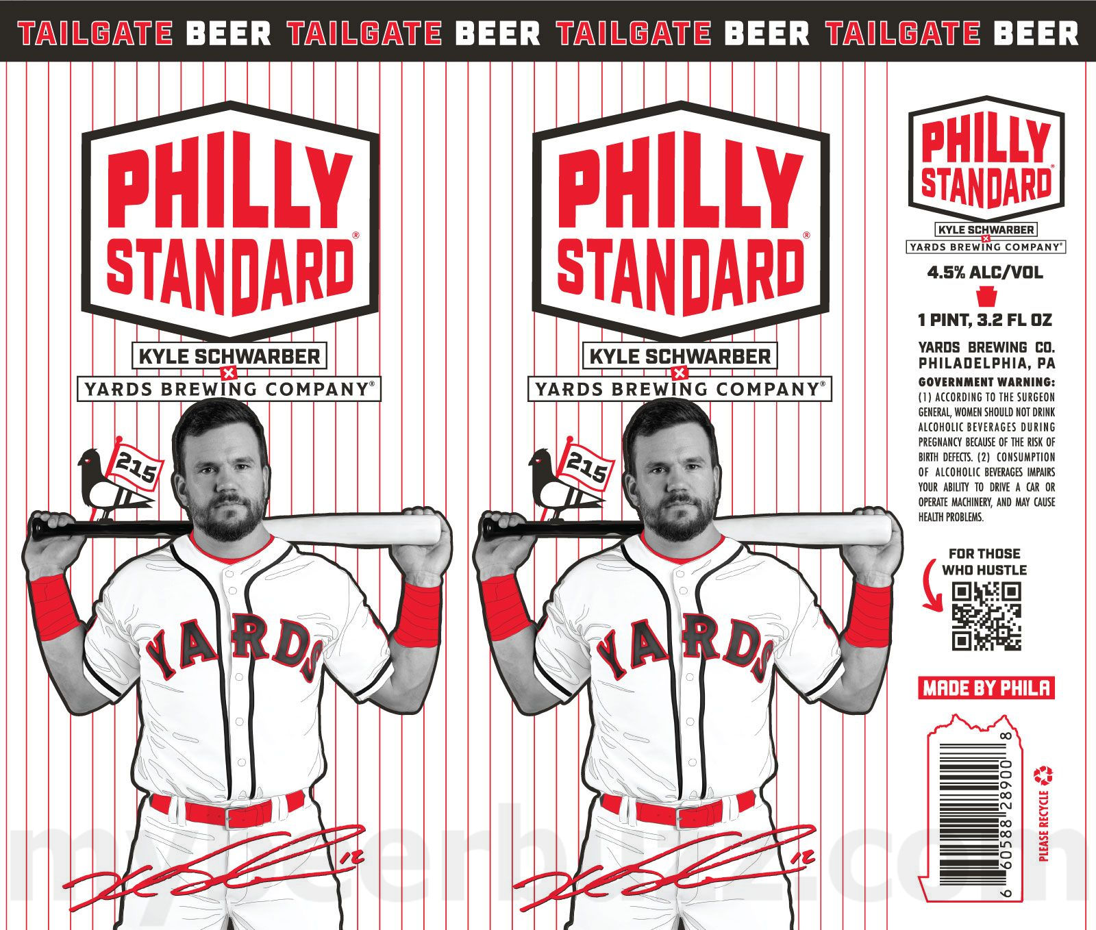 Yards Adding Philly Standard Kyle Schwarber Baseball Packaging Yards Adding Philly Standard Kyle Schwarber Baseball Packaging