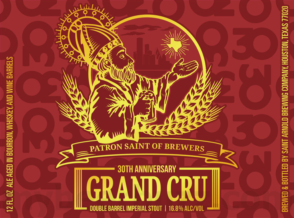 Saint Arnold Adding 30th Anniversary Grand Cru Saint Arnold Adding 30th Anniversary Grand Cru