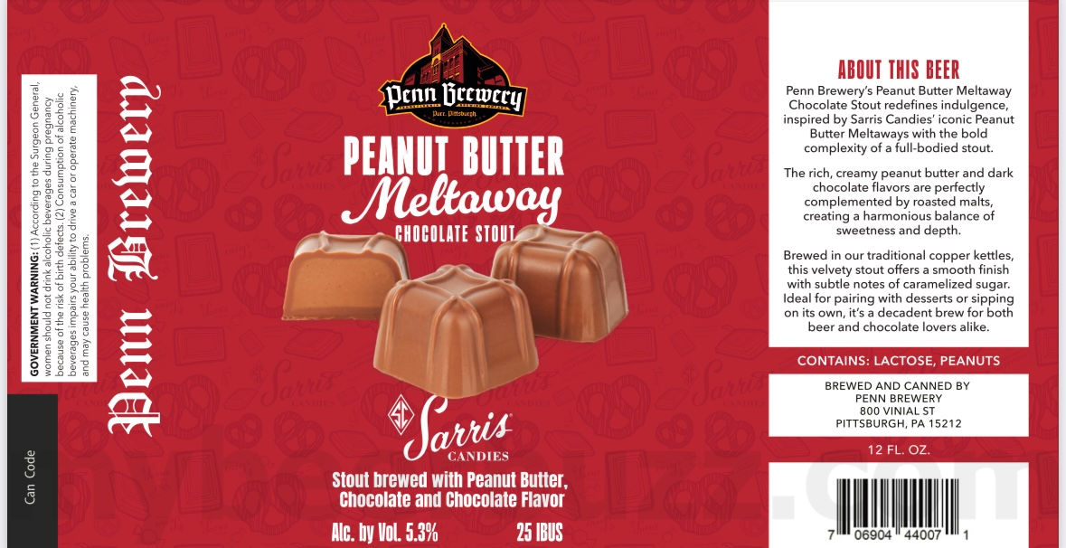 Penn Brewery Adding Paczki Pittsburgh Cream Ale Collaboration / Penn Pilsner / Penn Gold / Penn Weizen / IPA / Penn Dark / Kaiser Pils / Lemon Shandy / Pure Pittsburgh Light / Jack Rabbit Wheeeeeeat / Lager Jammer / Strawberry Funnel Cake Shandy / Kangaroo Hopped IPA / 2025 Peanut Butter Meltaway / Pumpkin Shan 21 apostMBB 2064