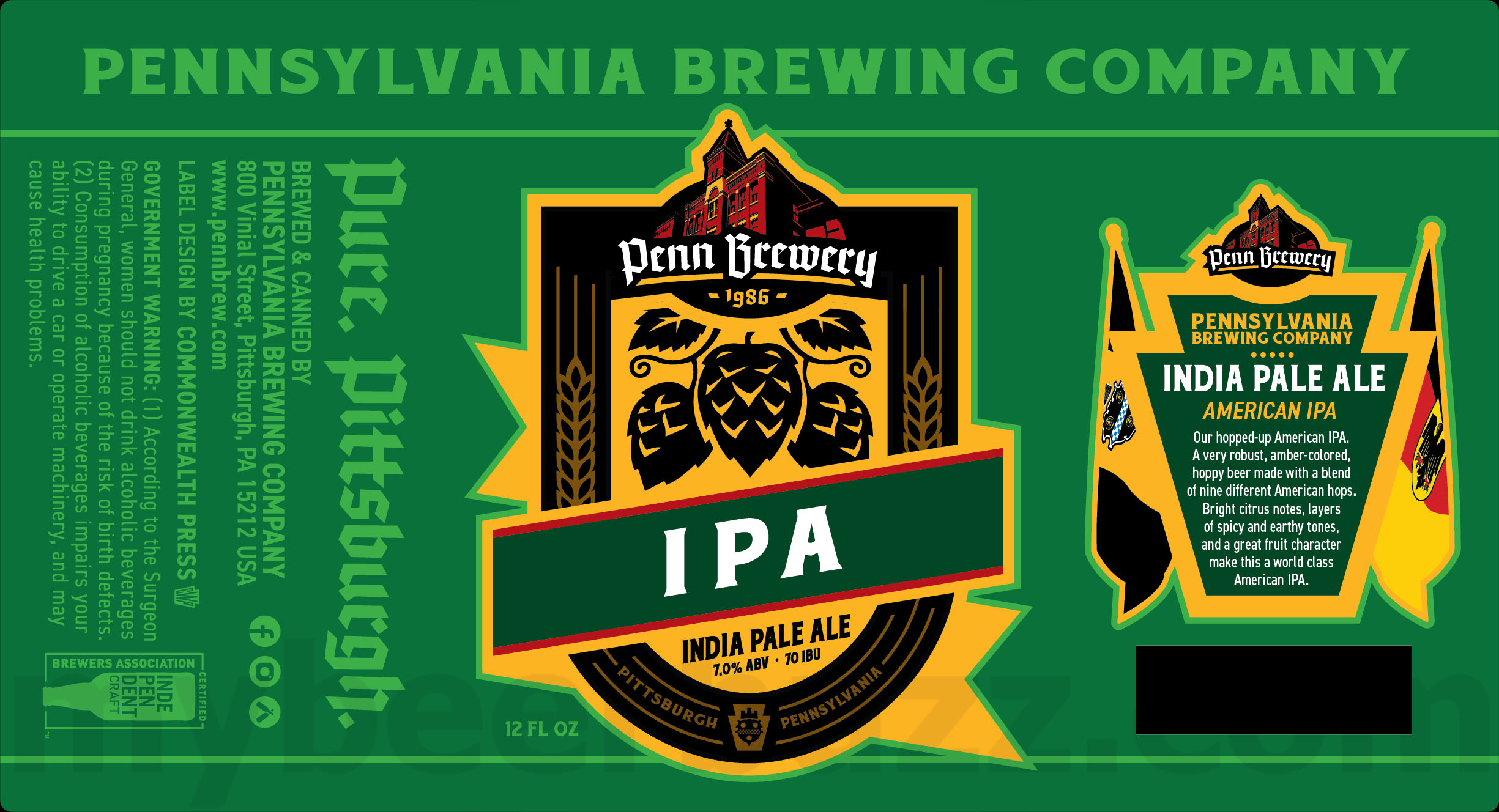 Penn Brewery Adding Paczki Pittsburgh Cream Ale Collaboration / Penn Pilsner / Penn Gold / Penn Weizen / IPA / Penn Dark / Kaiser Pils / Lemon Shandy / Pure Pittsburgh Light / Jack Rabbit Wheeeeeeat / Lager Jammer / Strawberry Funnel Cake Shandy / Kangaroo Hopped IPA / 2025 Peanut Butter Meltaway / Pumpkin Shan 30 apostMBB 2073