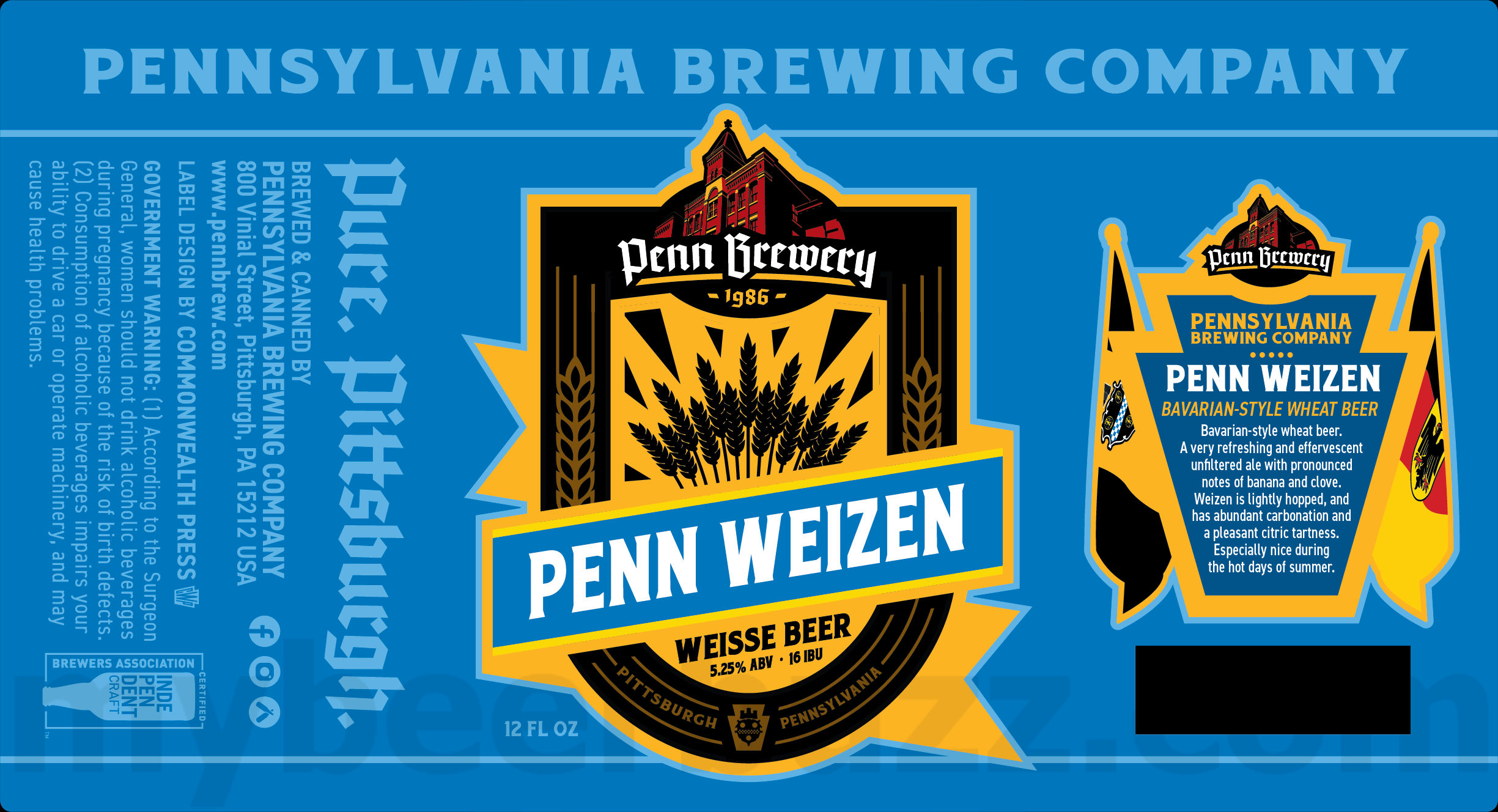 Penn Brewery Adding Paczki Pittsburgh Cream Ale Collaboration / Penn Pilsner / Penn Gold / Penn Weizen / IPA / Penn Dark / Kaiser Pils / Lemon Shandy / Pure Pittsburgh Light / Jack Rabbit Wheeeeeeat / Lager Jammer / Strawberry Funnel Cake Shandy / Kangaroo Hopped IPA / 2025 Peanut Butter Meltaway / Pumpkin Shan 31 apostMBB 2074