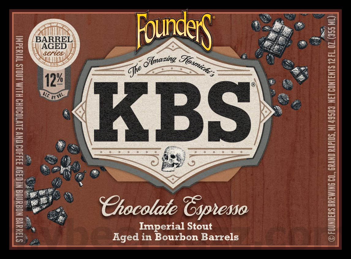 Founders KBS Chocolate Espresso Coming To 2024 Barrel Aged Series Founders KBS Chocolate Espresso Coming To 2024 Barrel Aged Series