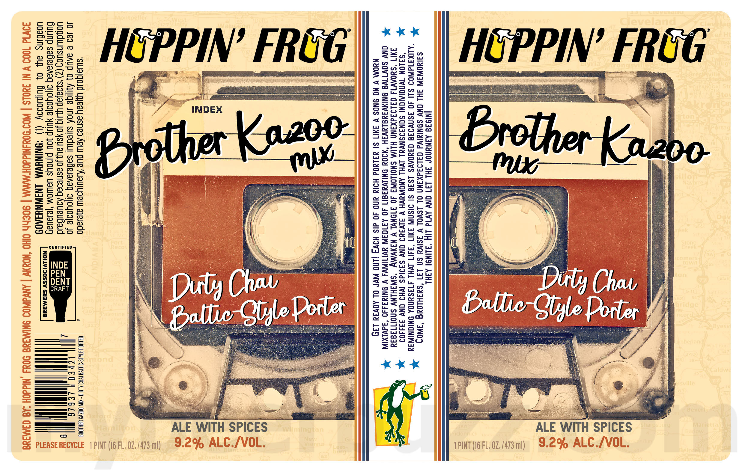 Hoppin’ Frog & Market Garden Collaborate On Speaker Cranker / Brother Kazoo Mix 10 apostMBB 2092