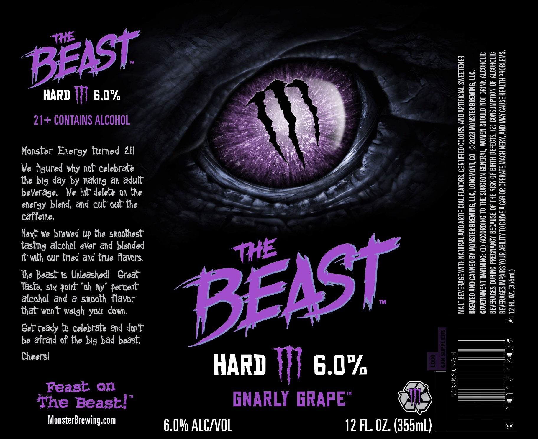 Monster Brewing Adding The Beast Gnarly Grape New Flavor Monster Brewing Adding The Beast Gnarly Grape New Flavor