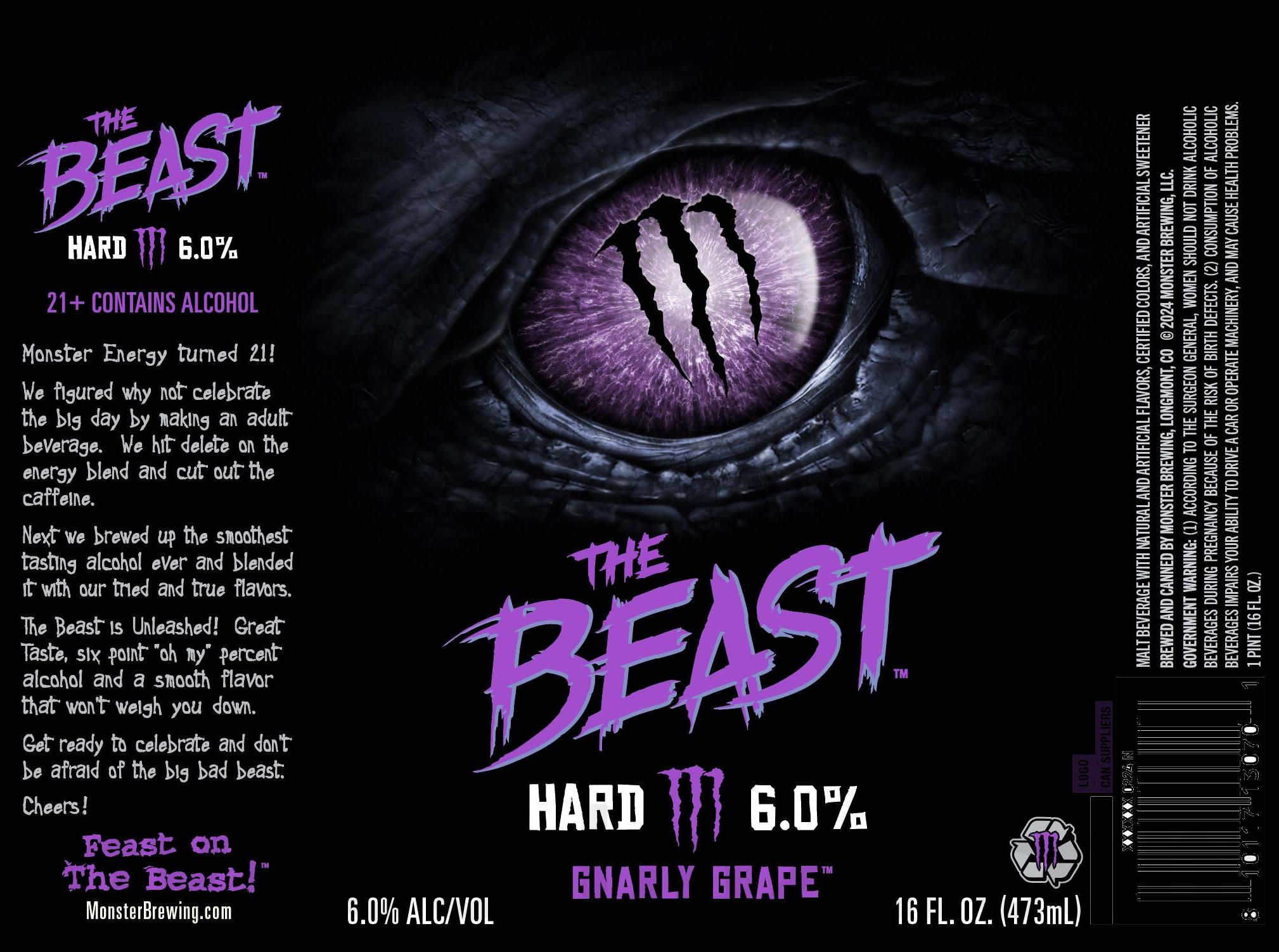 Monster Brewing Adding The Beast Gnarly Grape & Killer Sunrise New Flavors 14 apostMBB 2096
