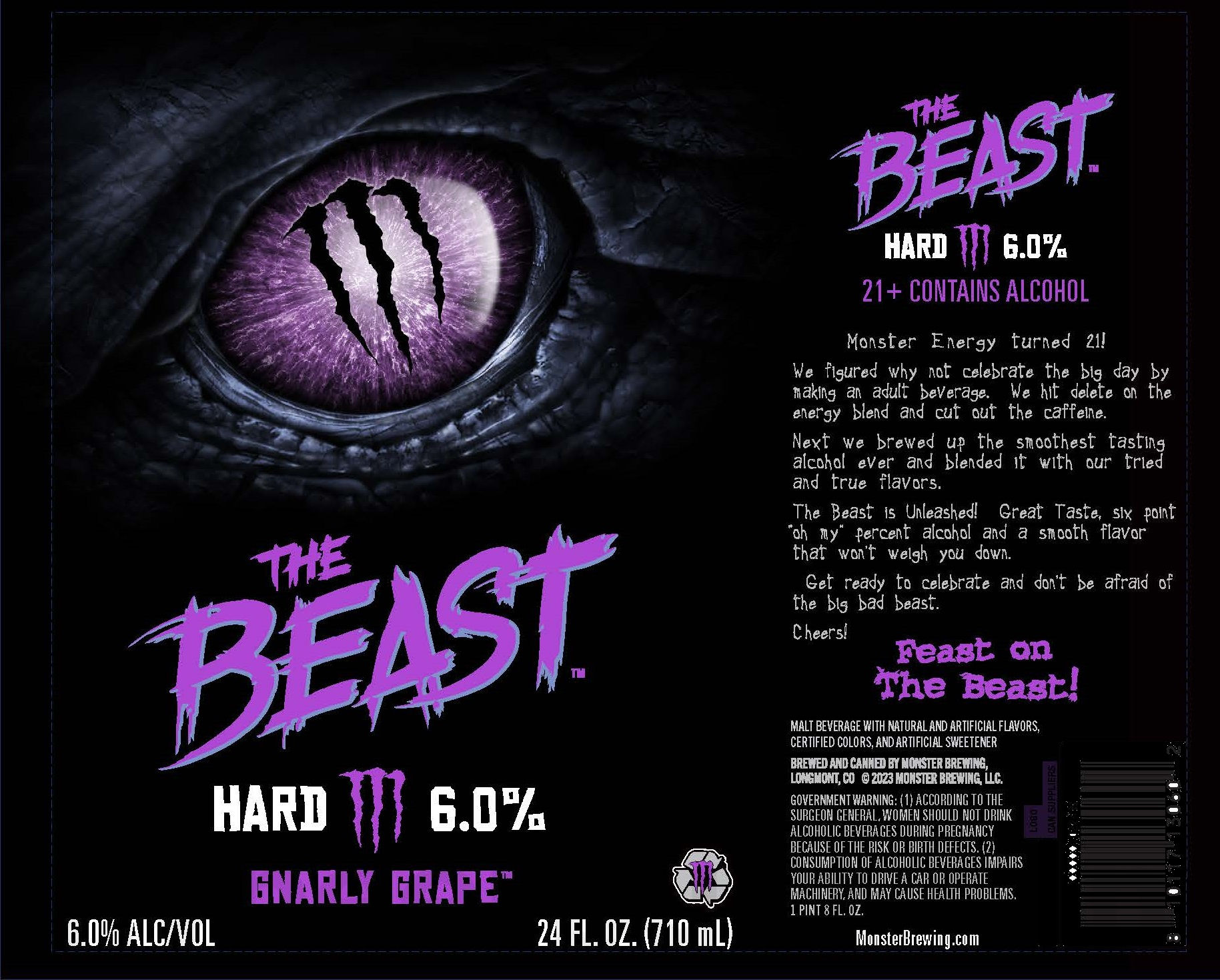 Monster Brewing Adding The Beast Gnarly Grape & Killer Sunrise New Flavors 15 apostMBB 2097