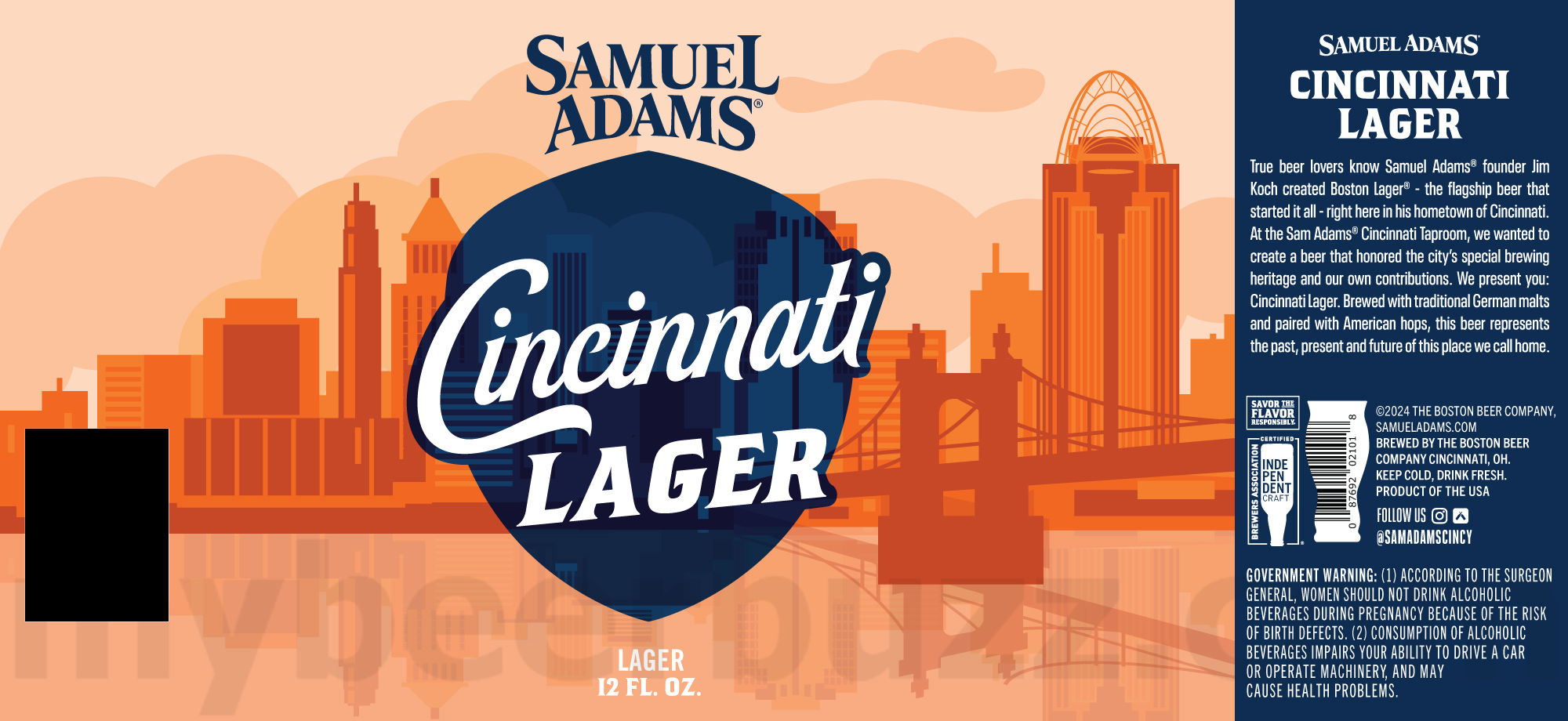 Samuel Adams Ohio Updating 513, Avena Colombiana, Cincinnati Lager & Cincinnati IPA 9 apostMBB 2135