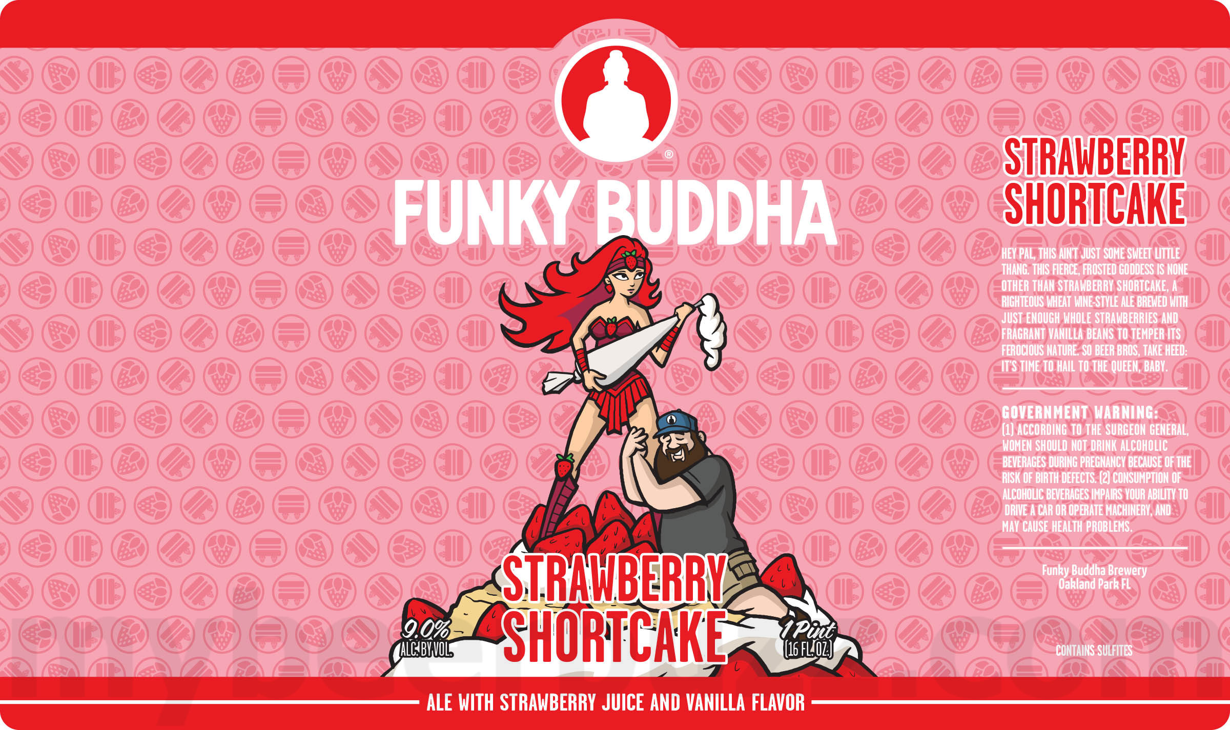 Funky Buddha Adding Strawberry Scream, Acai Time, Strawberry Shortcake, Dropping Bars, Fire In The Hole & Rise, Noon Time And Grind Cans 19 apostMBB 2187