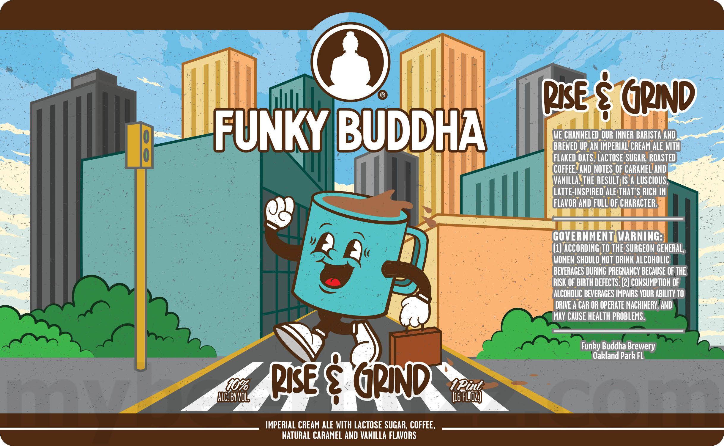 Funky Buddha Adding Strawberry Scream, Acai Time, Strawberry Shortcake, Dropping Bars, Fire In The Hole & Rise, Noon Time And Grind Cans 20 apostMBB 2189