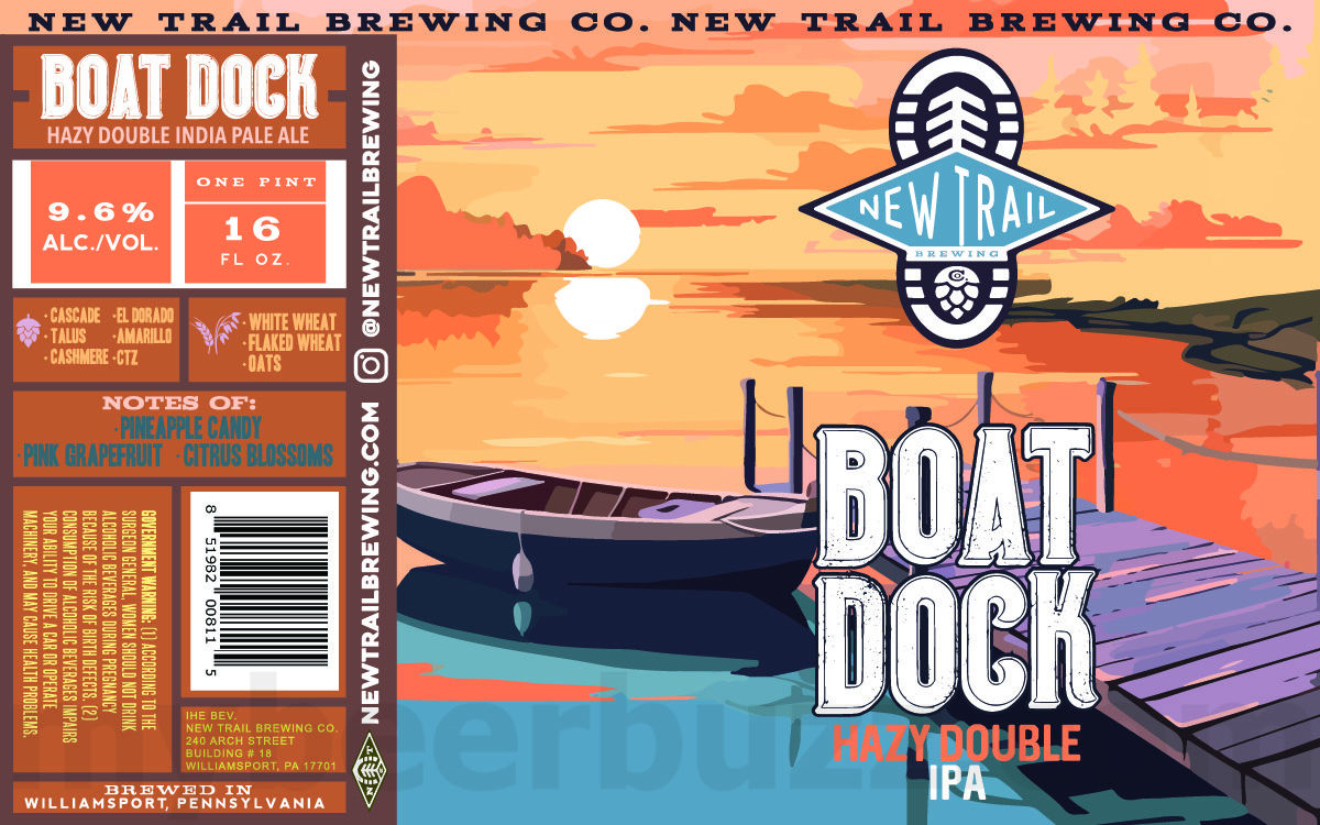 New Trail Adding Hammock Hazy Double IPA, Human After All, Mini Super Cell, Incendium, S'mores Stout, Boat Dock, Waterfall & Blackberry Sour 15 apostMBB 2275