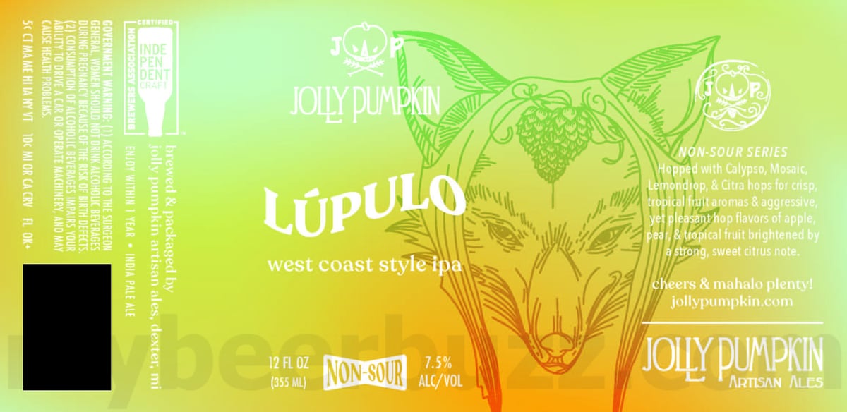 Jolly Pumpkin Updating Bam Bière, Oro, Kiviuq, La Parcela, Bière De Mars, Blanca, Clementina, Kiviuq, La Roja, Lúpulo, Hyrrokkin, Aquamarine Dream, Brumo, Daze Dream & Noel 28 apostMBB 2304