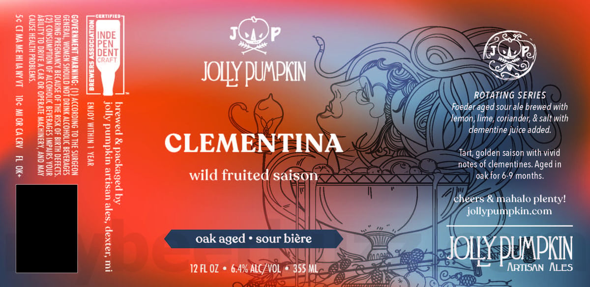 Jolly Pumpkin Updating Bam Bière, Oro, Kiviuq, La Parcela, Bière De Mars, Blanca, Clementina, Kiviuq, La Roja, Lúpulo, Hyrrokkin, Aquamarine Dream, Brumo, Daze Dream & Noel 31 apostMBB 2307
