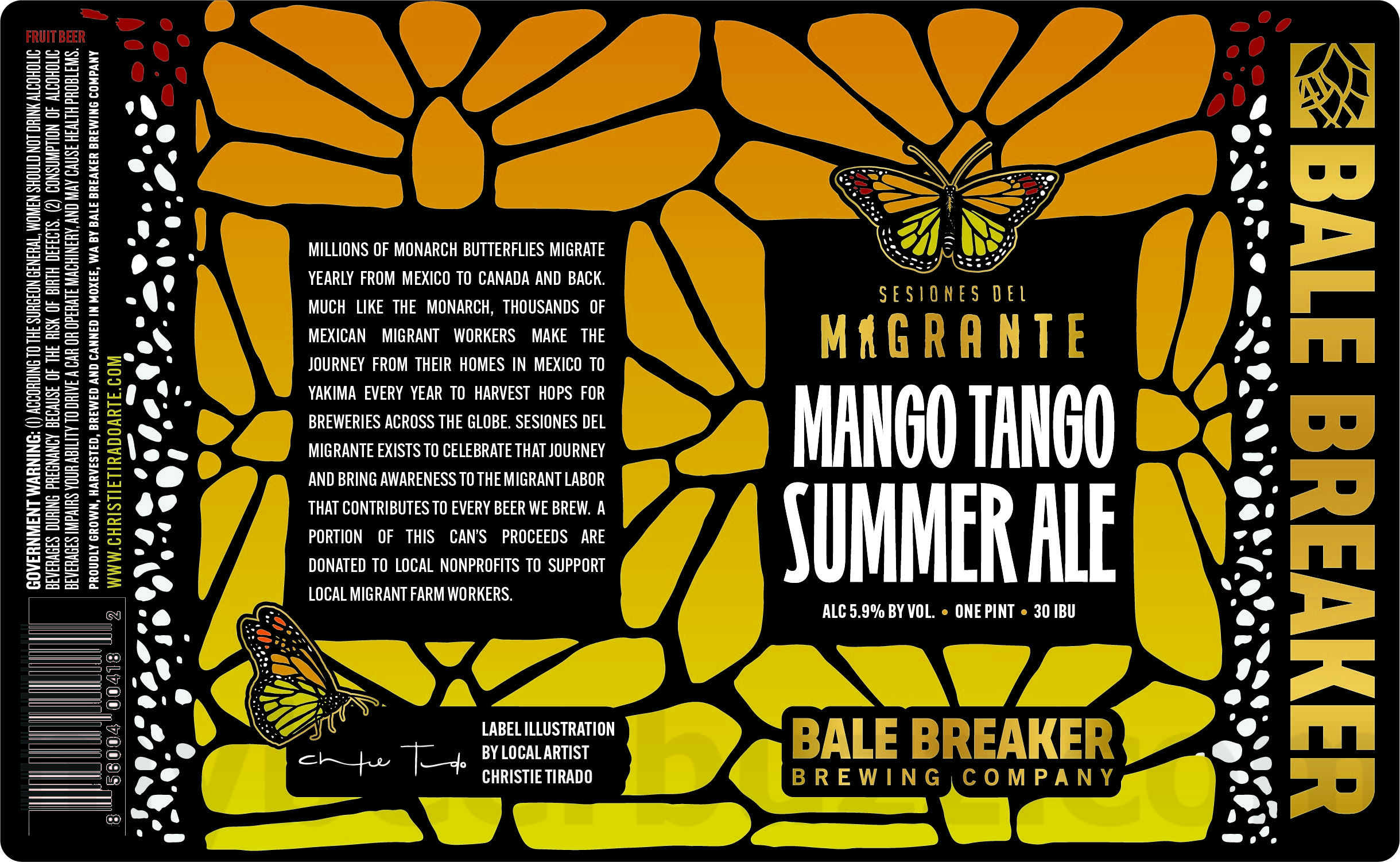 Bale Breaker, Barley Brown’s, Breakside Brewery & Von Ebert Collaborate On Frenz IPA / Mango Tango Summer Ale / La Mas Buena / Crop Circles 12 apostMBB 2314