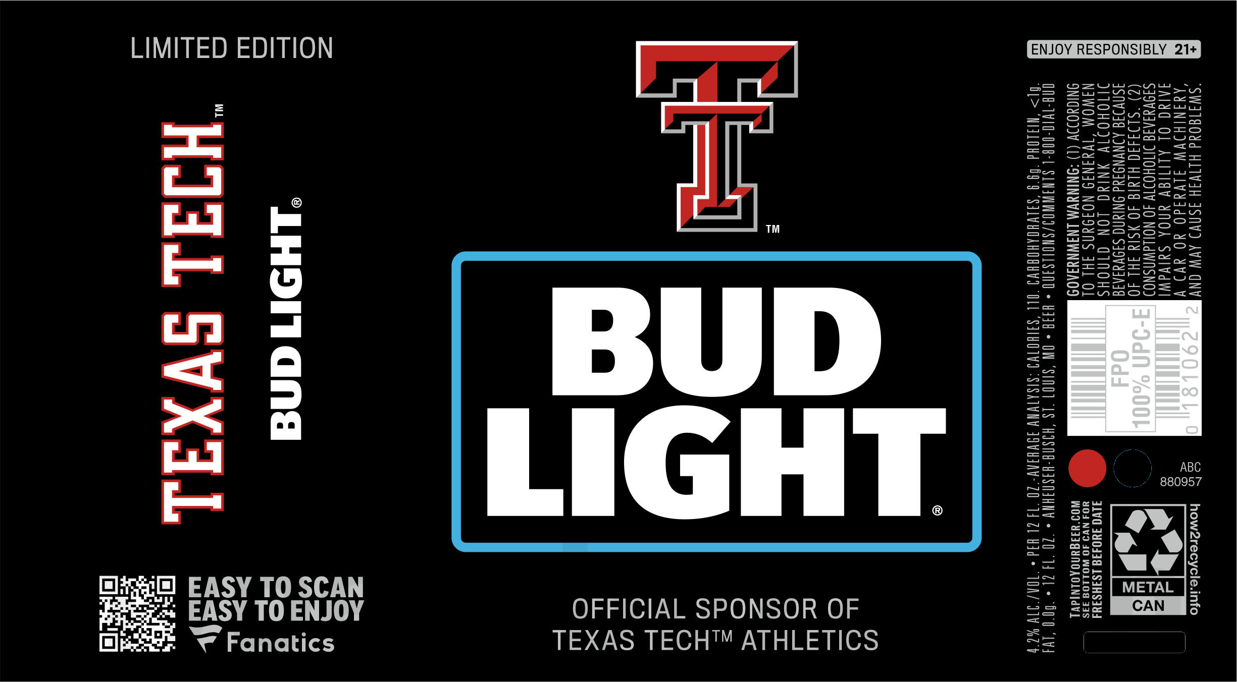 Bud Light Picks A Super Bowl Champion…And The Winner Is… / ECU Pirates / Tigers / Wildcats / Sam Houston Bearkats / CCU Chants Up / Limited Edition / EWU Athletics / Lobos / UTSA / NDSU / Cyclones / Mizzou / Nevada / Terps / Arkansas / OSU Cowboys / Gata / Wildcats / Hawkeyes / Jayhawks / OU Sooners / Texas Tech / Fresno State / UTEP Miners / Gators / SDSU / Lightning / Dallas Stars / Minnesota Wild / LA Kings / Colorado Avalanche / Penn State / Texas 68 apostMBB 2377