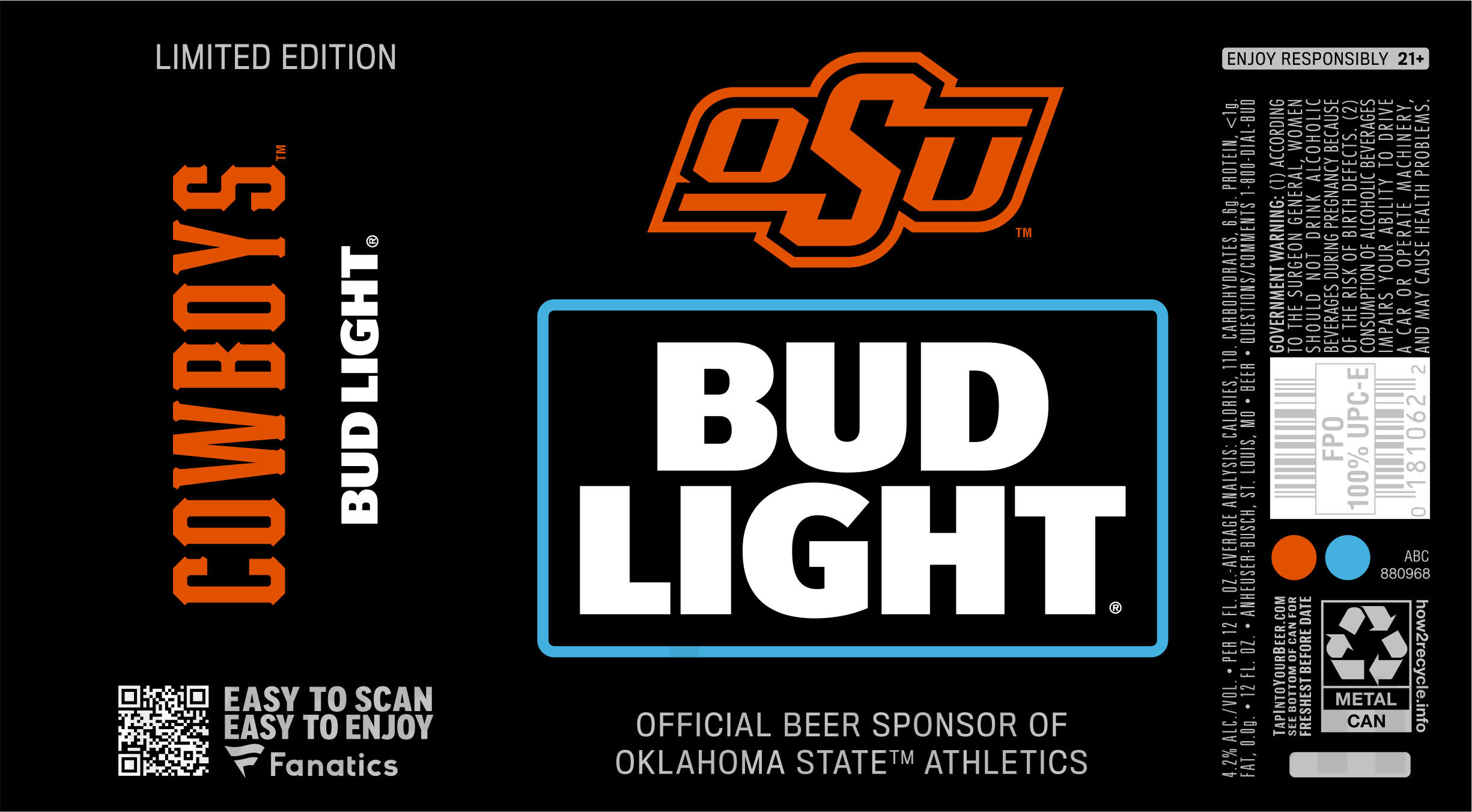 Bud Light Picks A Super Bowl Champion…And The Winner Is… / ECU Pirates / Tigers / Wildcats / Sam Houston Bearkats / CCU Chants Up / Limited Edition / EWU Athletics / Lobos / UTSA / NDSU / Cyclones / Mizzou / Nevada / Terps / Arkansas / OSU Cowboys / Gata / Wildcats / Hawkeyes / Jayhawks / OU Sooners / Texas Tech / Fresno State / UTEP Miners / Gators / SDSU / Lightning / Dallas Stars / Minnesota Wild / LA Kings / Colorado Avalanche / Penn State / Texas 75 apostMBB 2384