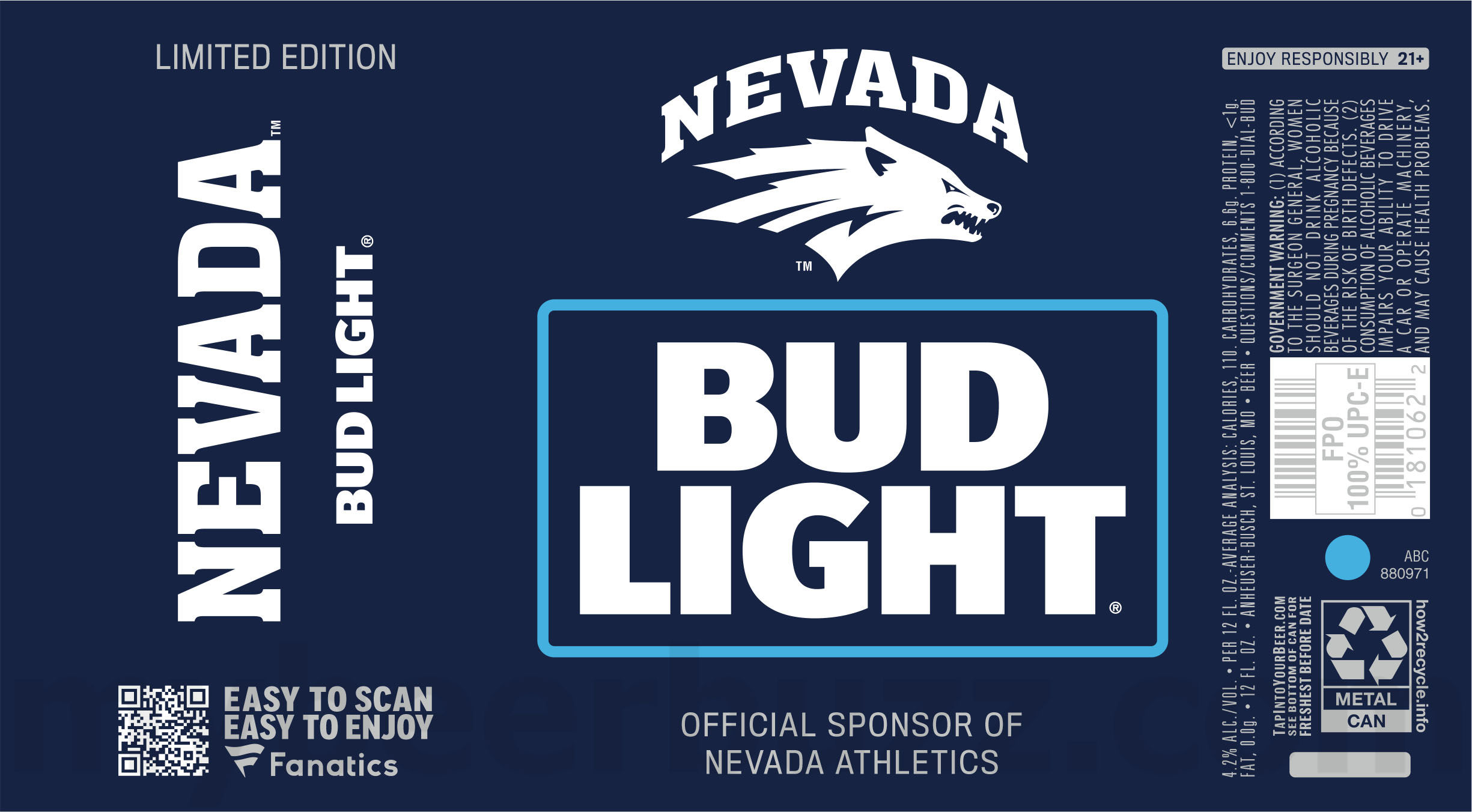 Bud Light Picks A Super Bowl Champion…And The Winner Is… / ECU Pirates / Tigers / Wildcats / Sam Houston Bearkats / CCU Chants Up / Limited Edition / EWU Athletics / Lobos / UTSA / NDSU / Cyclones / Mizzou / Nevada / Terps / Arkansas / OSU Cowboys / Gata / Wildcats / Hawkeyes / Jayhawks / OU Sooners / Texas Tech / Fresno State / UTEP Miners / Gators / SDSU / Lightning / Dallas Stars / Minnesota Wild / LA Kings / Colorado Avalanche / Penn State / Texas 80 apostMBB 2389