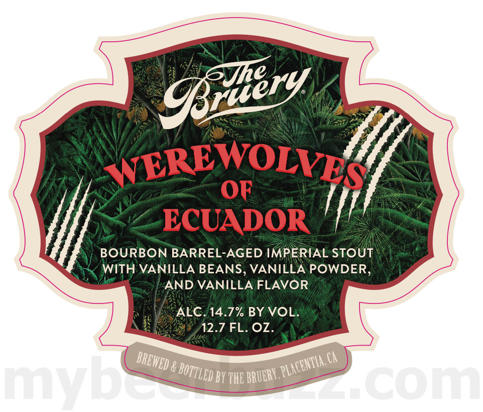 The Bruery Adding Werewolves Of Ecuador 8 apostMBB 2418