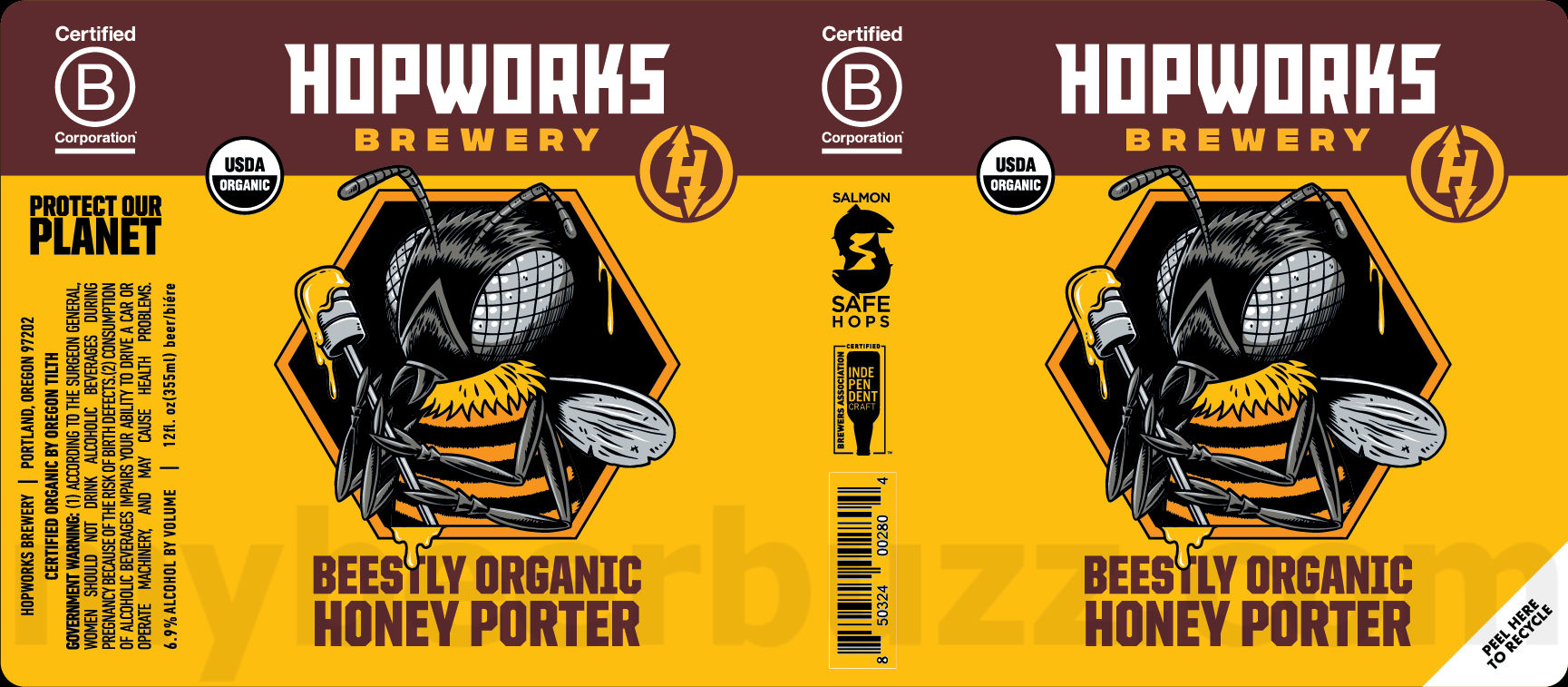 Hopworks Brewery Adding POG Tropical Sour, Ridiculous, Beestly Organic Honey Porter & Tree Frog Organic Pale Ale 14 apostMBB 2422