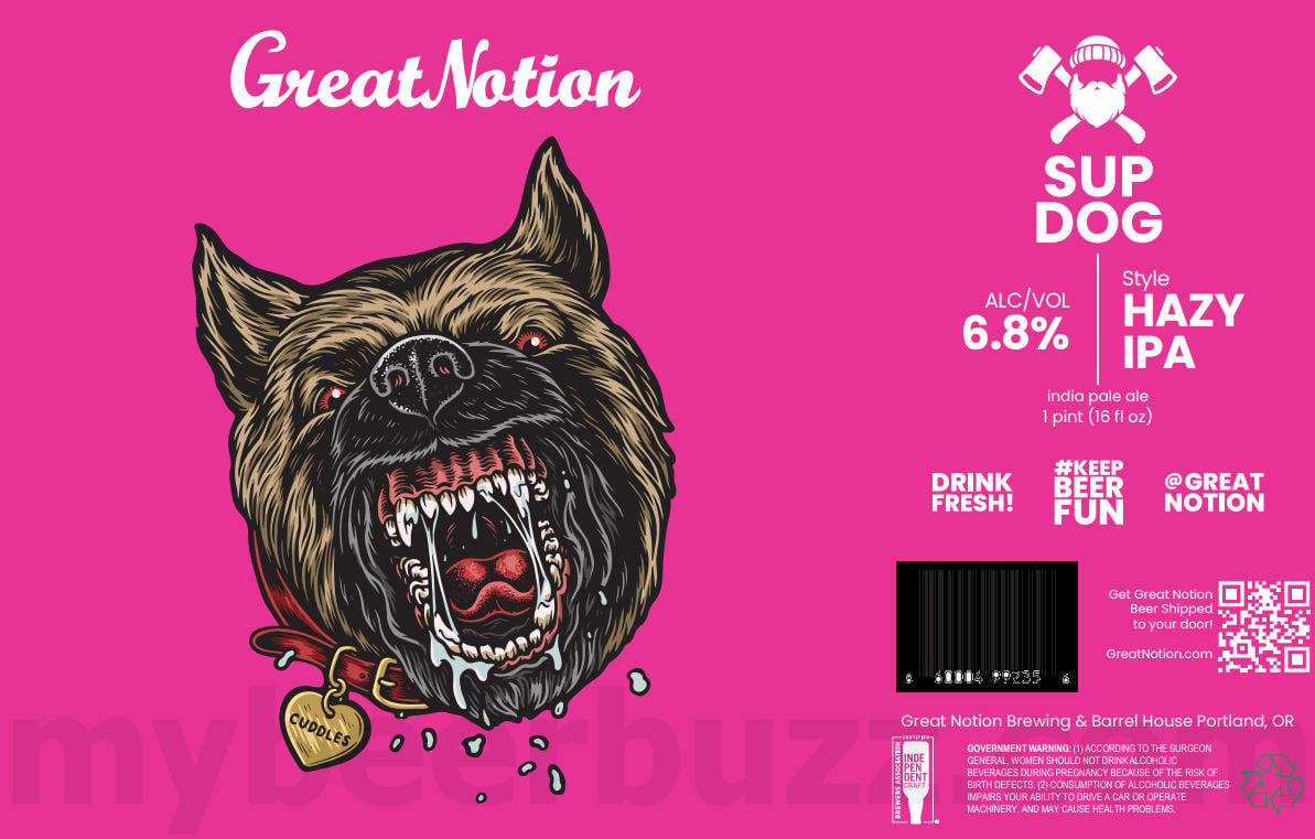 Great Notion Adding Haze Cadet Collaboration, Easy Lift, Sup Dog, Fresh Hop Van Beer, Fresh Hop Laser Wolf & Feniks 12 apostMBB 2439