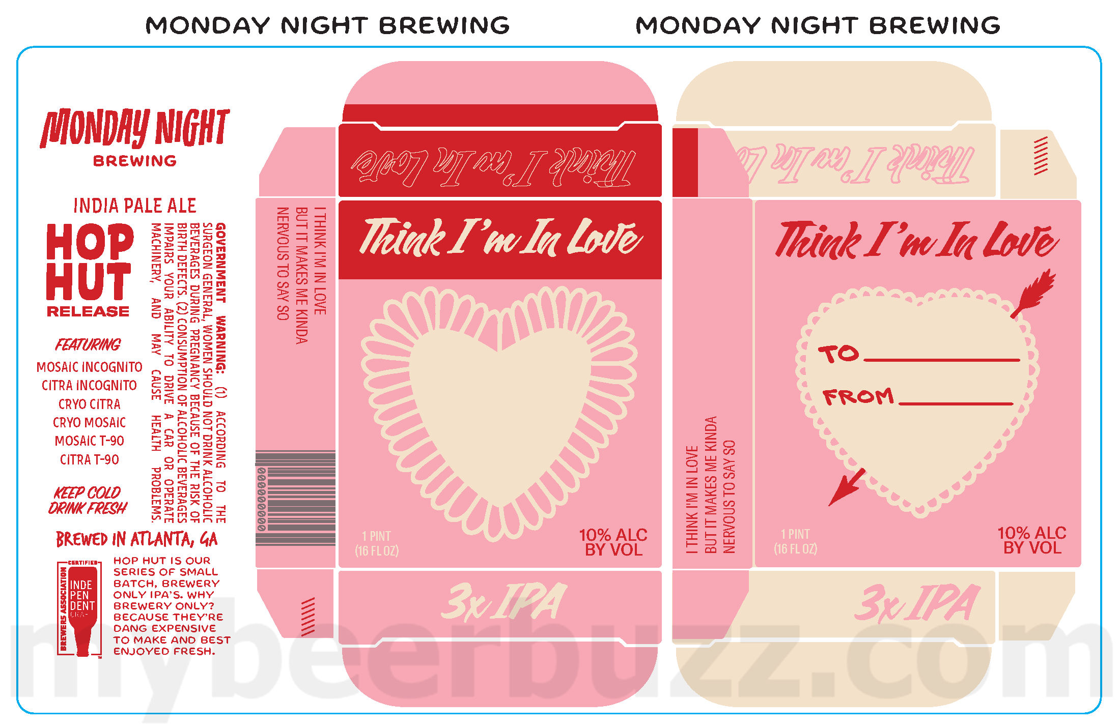 Monday Night Brewing Adding Think I’m In Love Monday Night Brewing Adding Think I’m In Love