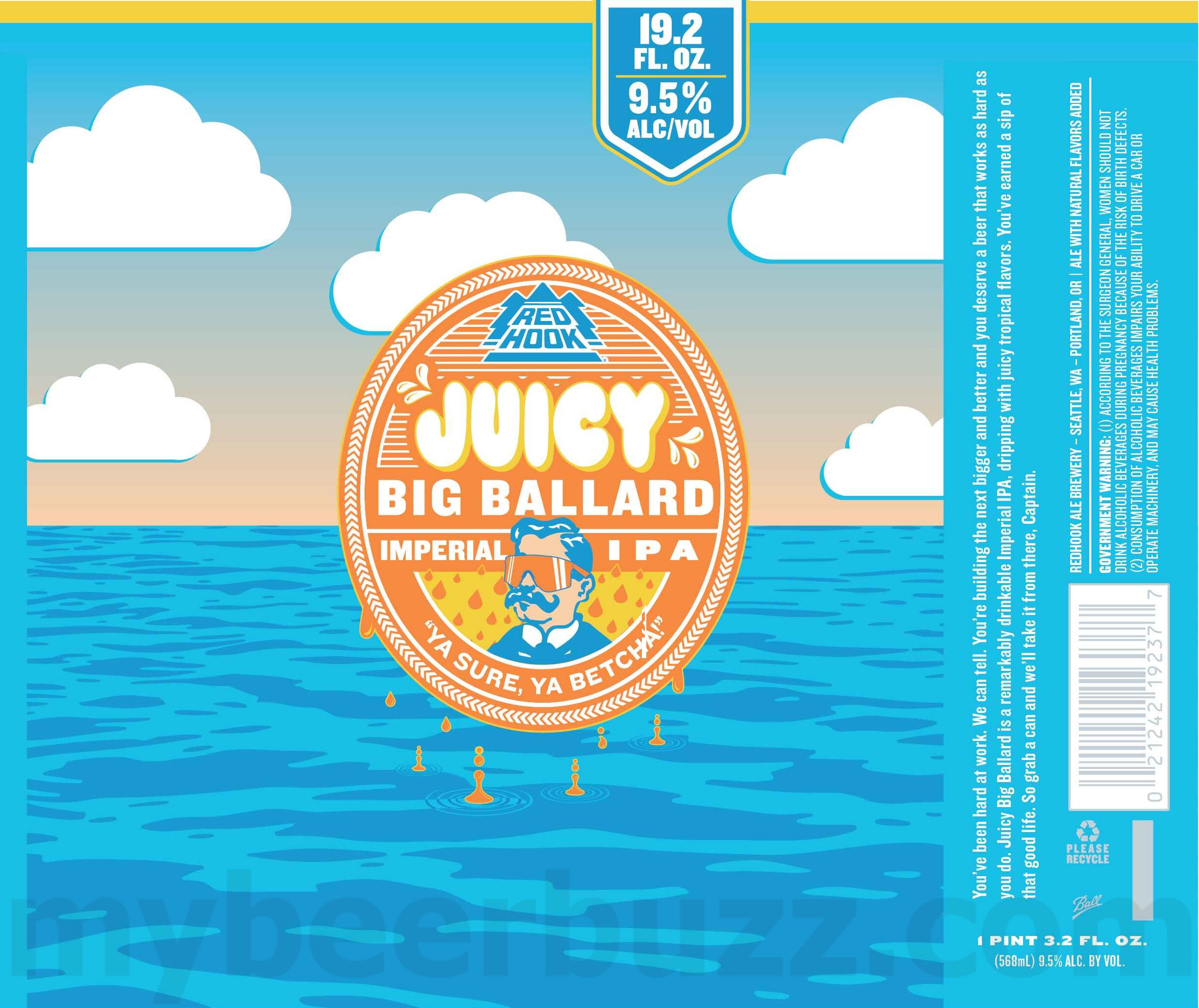 Redhook Adding Big Juicy Ballard / Juicy Big Ballard Cans 12 apostMBB 2478