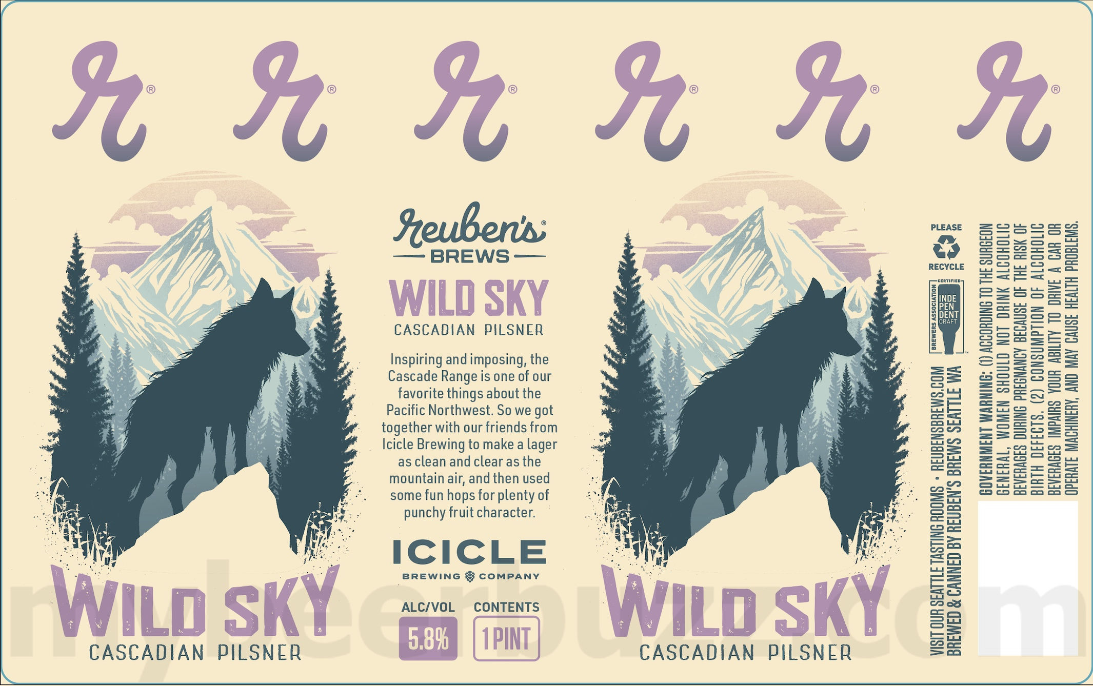 Reuben’s Brews Adding Crush the Slopes Collaboration / WIld Sky 14 apostMBB 2500