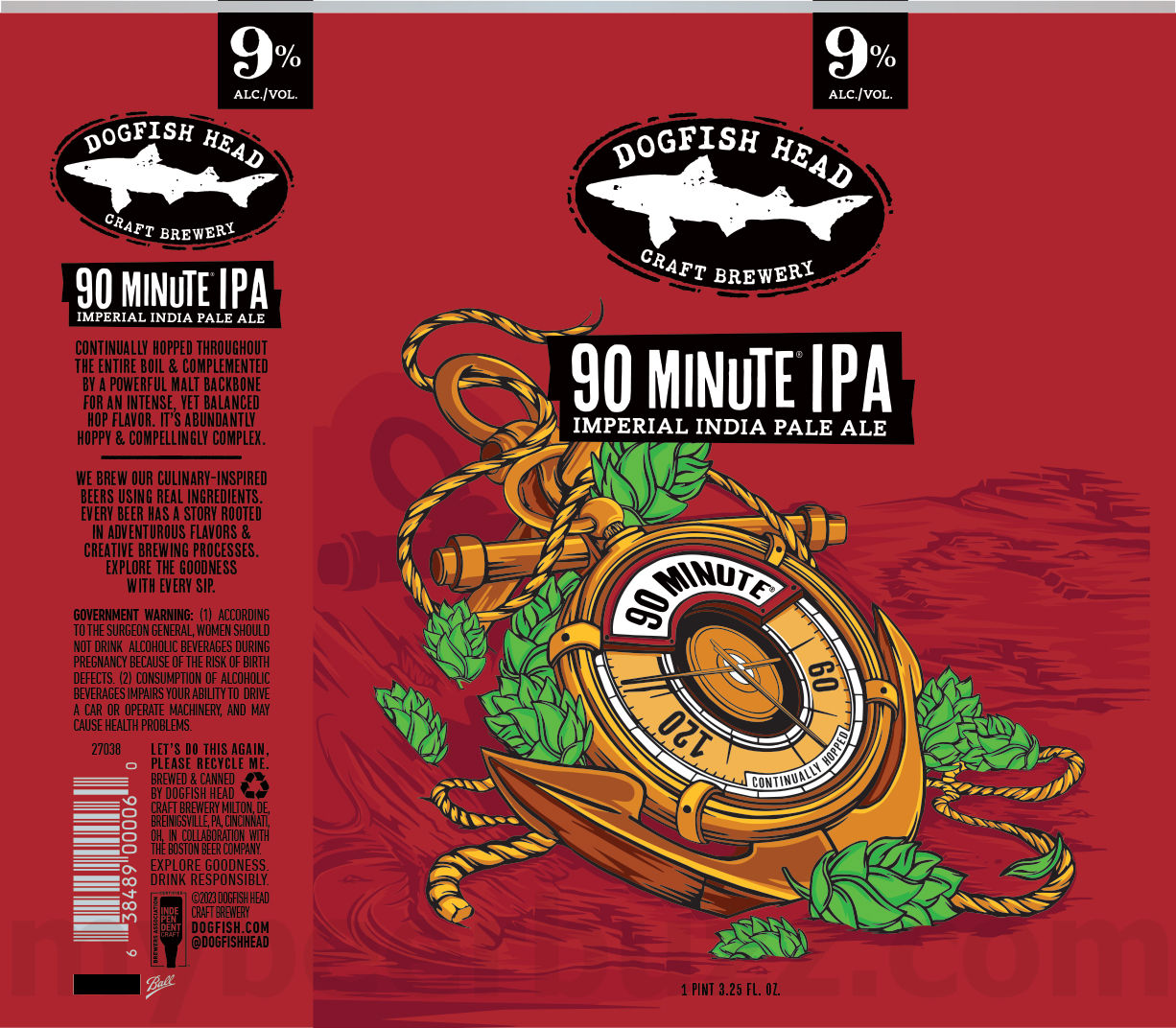 Dogfish Head Updating 60 Minute IPA, 90 Minute IPA & Slightly Mighty 10 apostMBB 2510