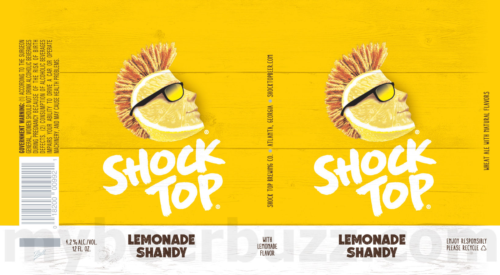 Shock Top Adding Mango Wheat / Mango Island Wheat & Lemonade Shandy 13 apostMBB 2513