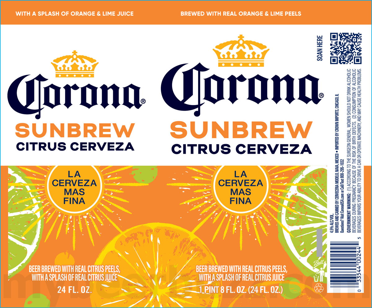 Corona Adding Sunbrew Citrus Cerveza & Non-Alcoholic / Corona Cero 16 apostMBB 2518
