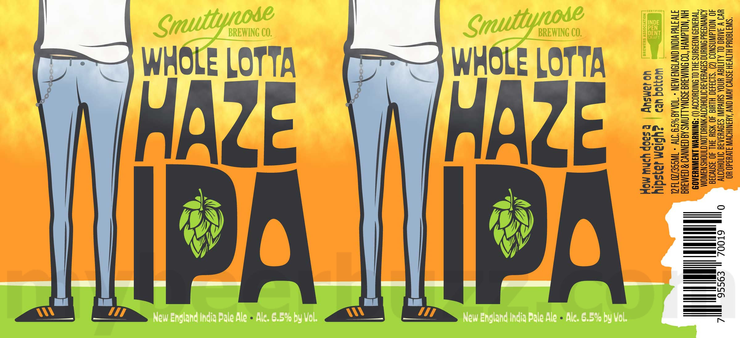 Smuttynose Adding Whole Lotta Haze IPA 11 apostMBB 2561