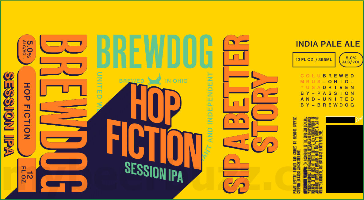 BrewDog Adding Cold AF, Cerveza Libre, Lucky Break, Almost Famous, Slush Rush, Neon Dream, The Foundation, American IPA, Hop Fiction, Cold AF & Hello My Name Is Ray 14 apostMBB 2574