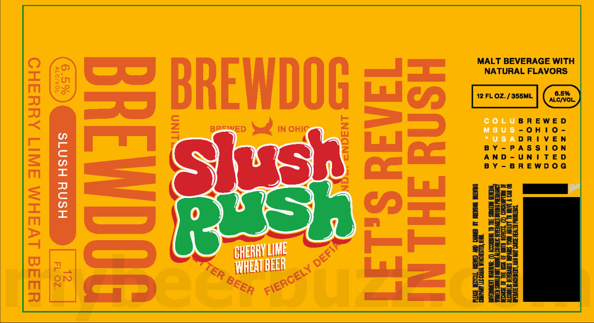BrewDog Adding Cold AF, Cerveza Libre, Lucky Break, Almost Famous, Slush Rush, Neon Dream, The Foundation, American IPA, Hop Fiction, Cold AF & Hello My Name Is Ray 17 apostMBB 2577