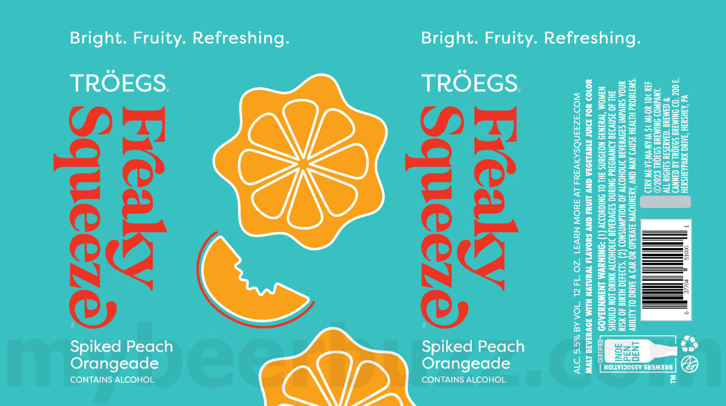 Tröegs Adding Freaky Squeeze Spiked Black Cherry Limeade & Spiked Peach Orangeade 10 apostMBB 2578