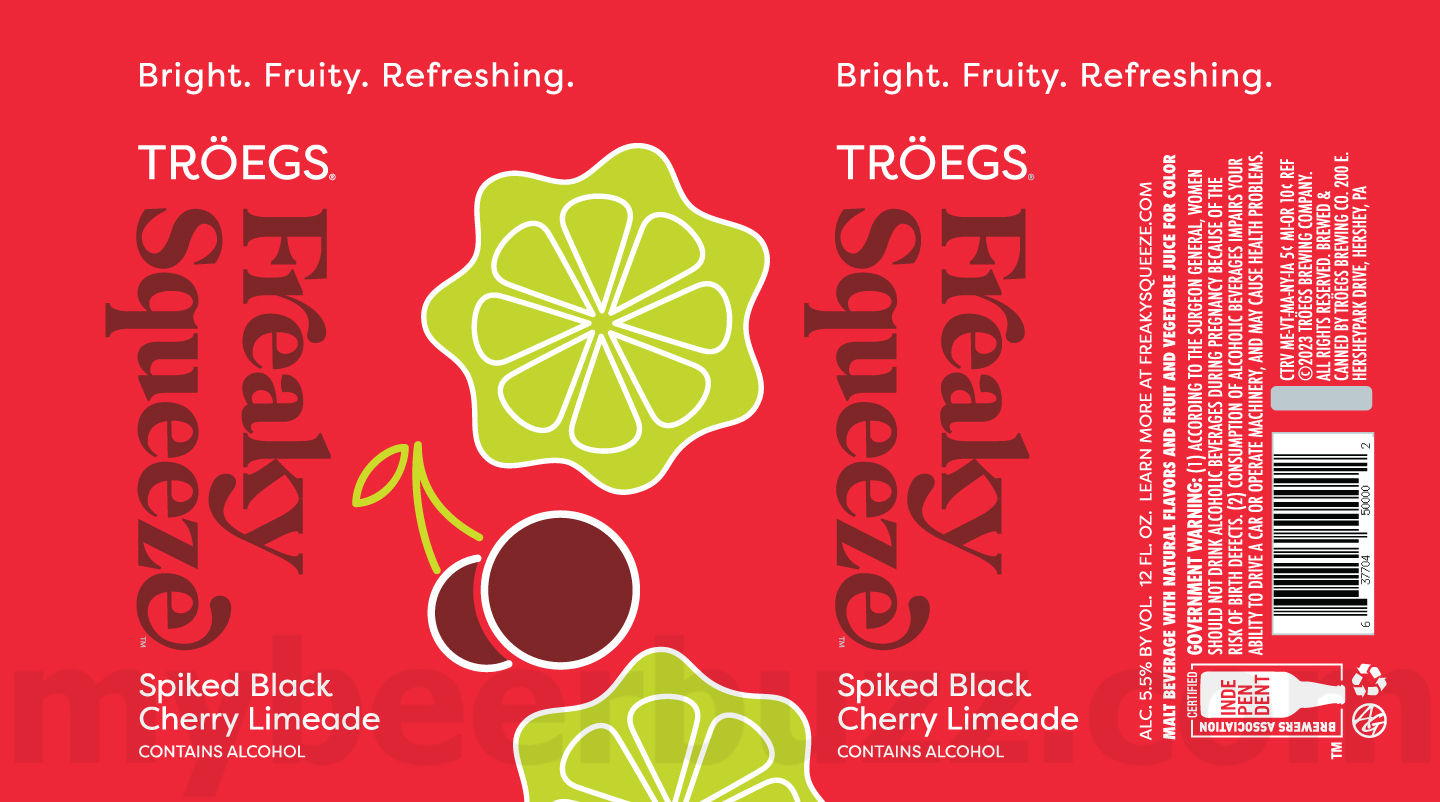 Tröegs Adding Freaky Squeeze Spiked Black Cherry Limeade & Spiked Peach Orangeade 11 apostMBB 2579