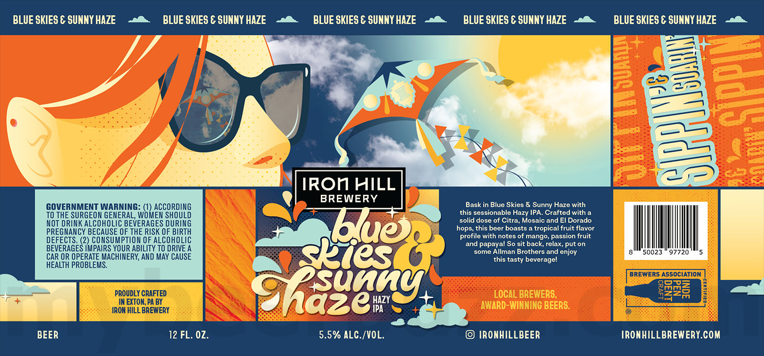 Iron Hill Adding Light Lager, Philly Phaithful, Blue Skies, Philly Phresh & Sunny Haze and Seedless 11 apostMBB 2581