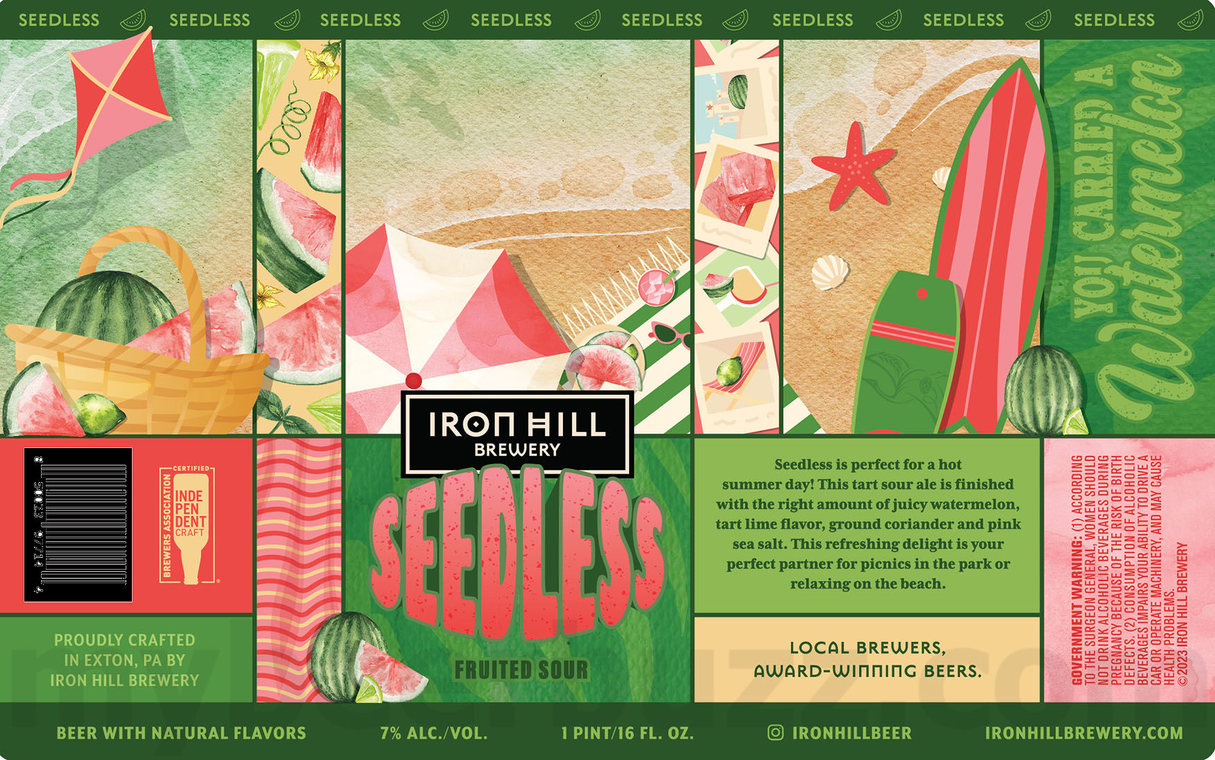 Iron Hill Adding Light Lager, Philly Phaithful, Blue Skies, Philly Phresh & Sunny Haze and Seedless 13 apostMBB 2583