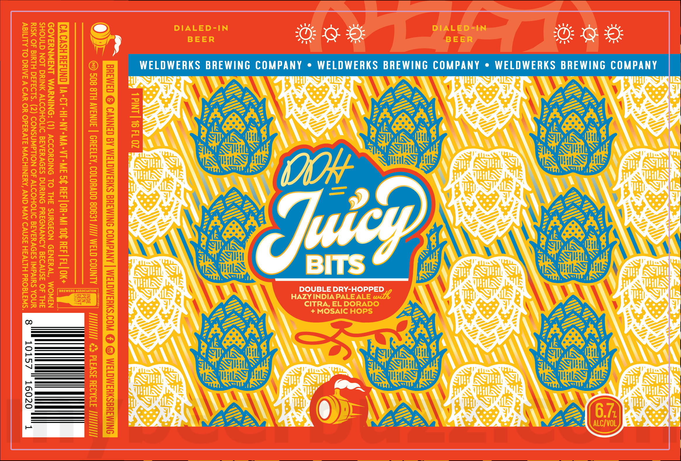WeldWerks Adding Alora DDH Juicy Bits, Roar Shack, DDH Juicy Bits & Manilita DDH Vacay Everyday 8 apostMBB 2585