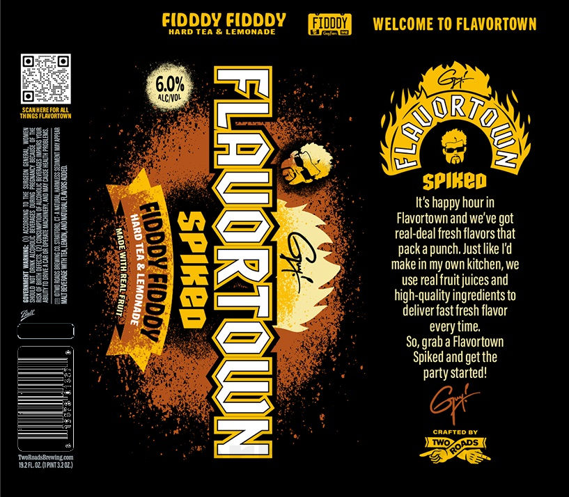 Guy Fieri and Two Roads Brewing Co. Launch Alcoholic Beverage Brand: Flavortown Spiked / Fidt Fidy 8 apostMBB 2661