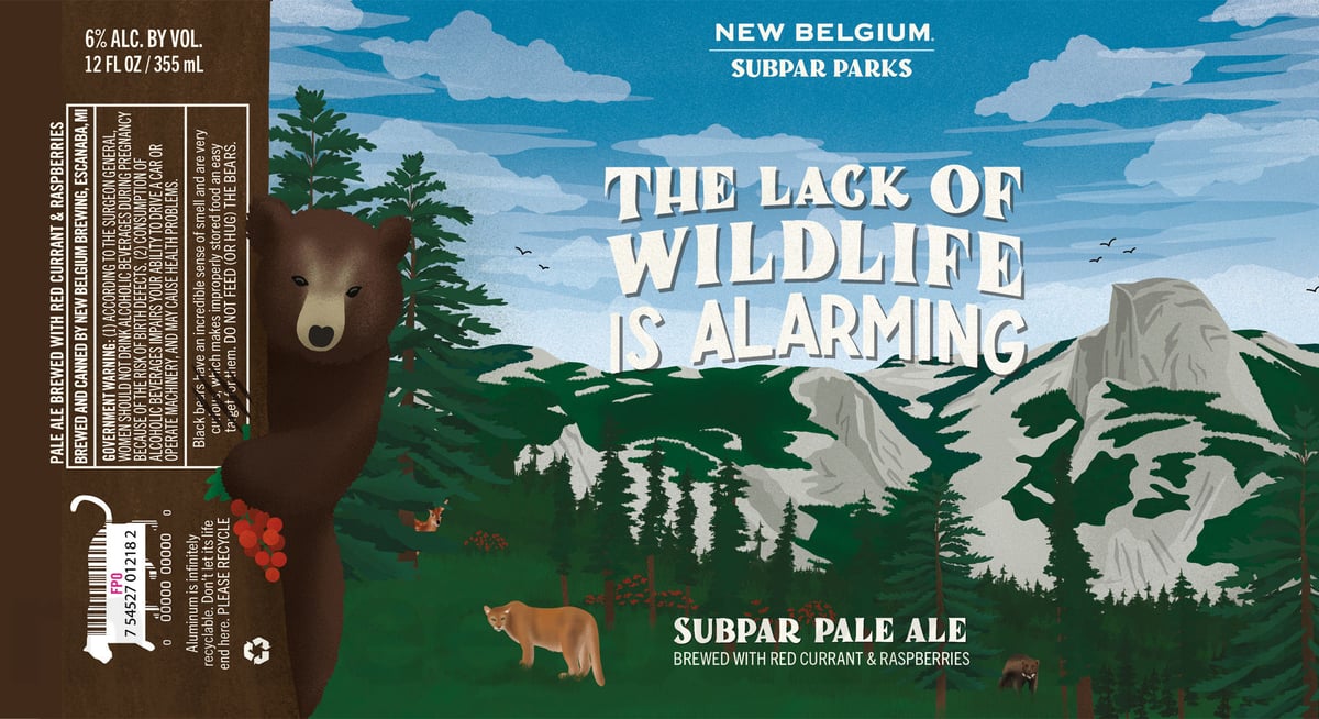 New Belgium & Subpar Parks Team Up For The Lack Of Wildlife Is Alarming 8 apostMBB 2680